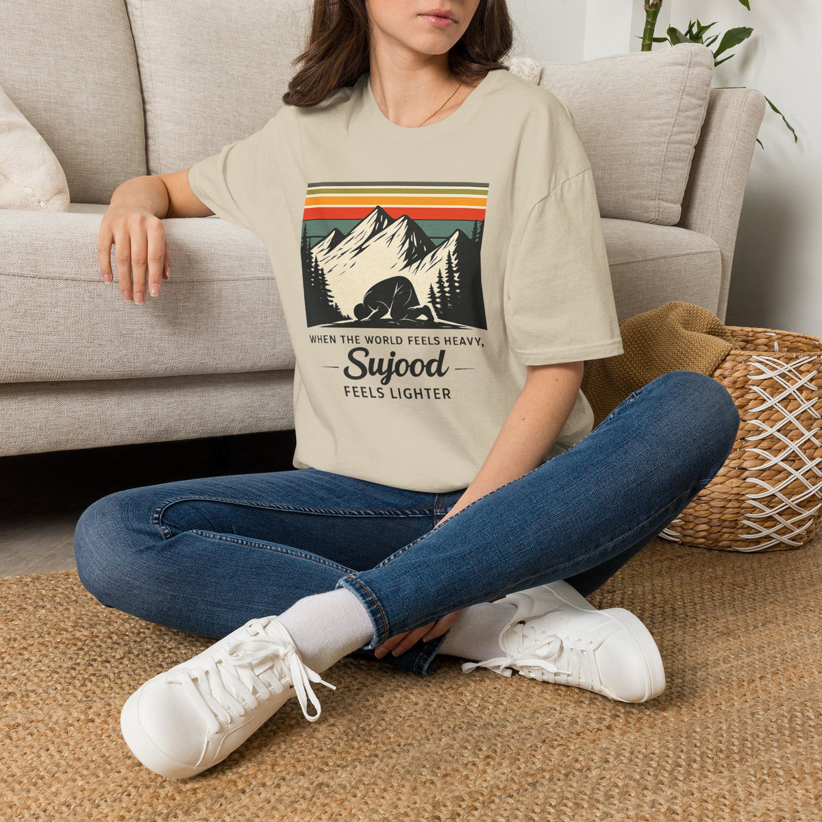 Peace in Sujood - T-Shirt AD-SS