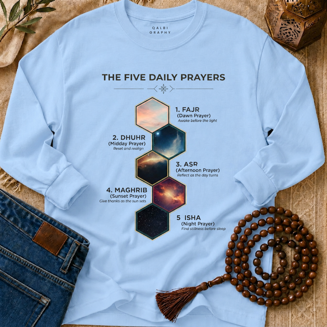 5 Daily Prayers - T-Shirt LS