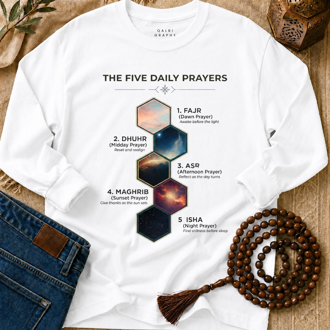 5 Daily Prayers - T-Shirt LS