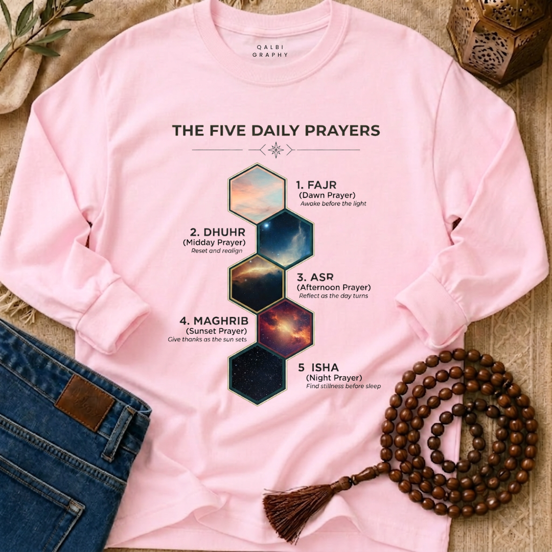 5 Daily Prayers - T-Shirt LS