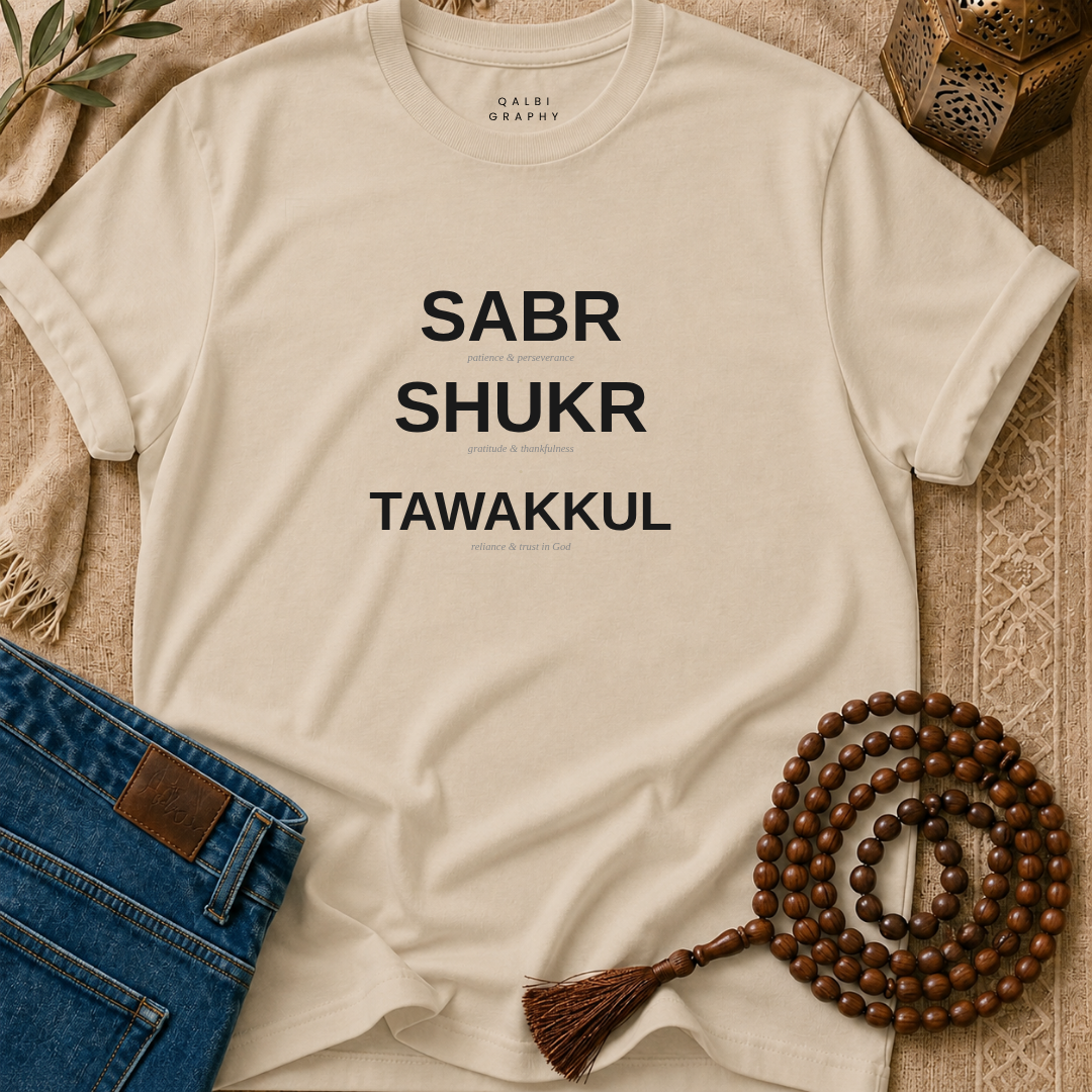 Sabr Shukr Tawakkul - T-Shirt SS