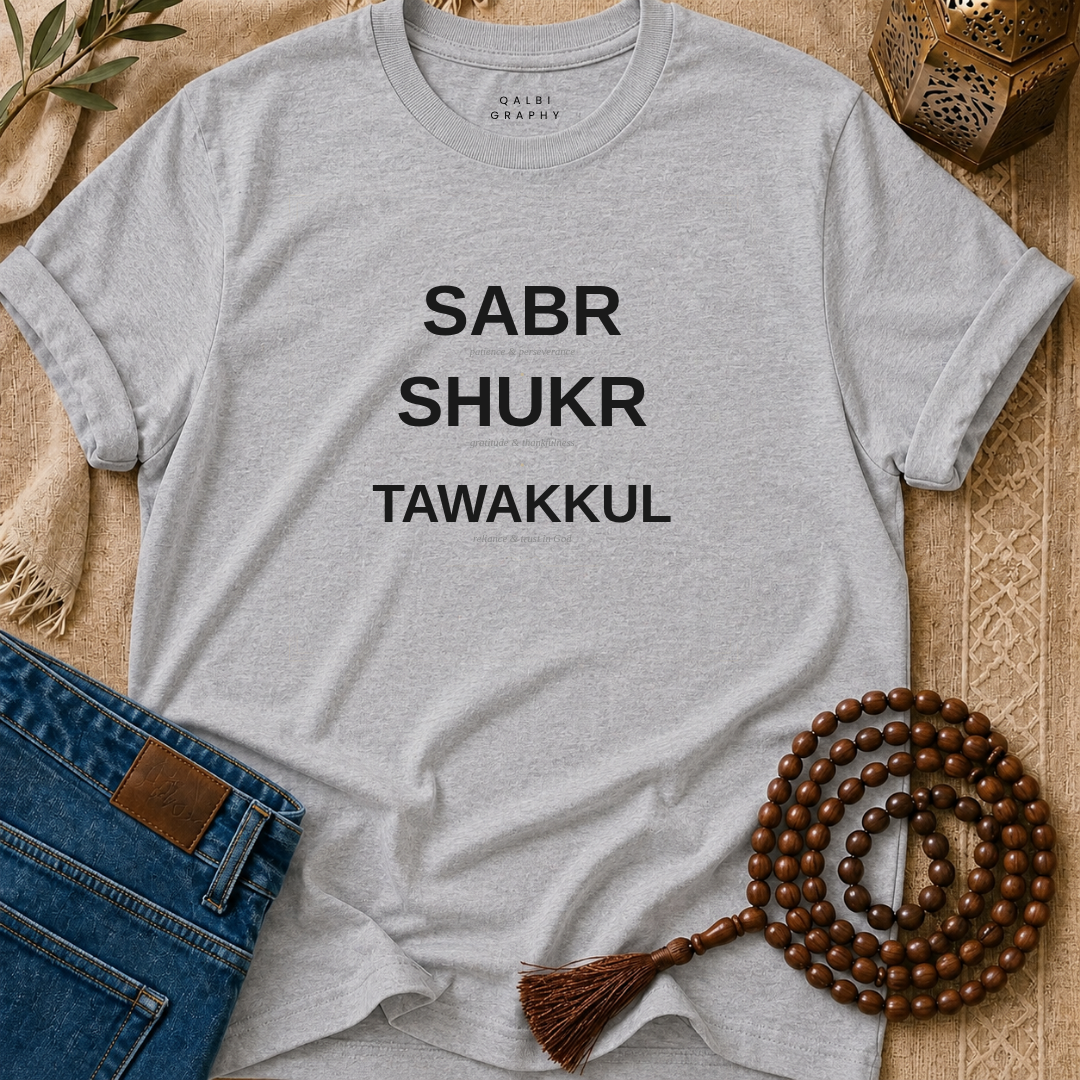 Sabr Shukr Tawakkul - T-Shirt SS