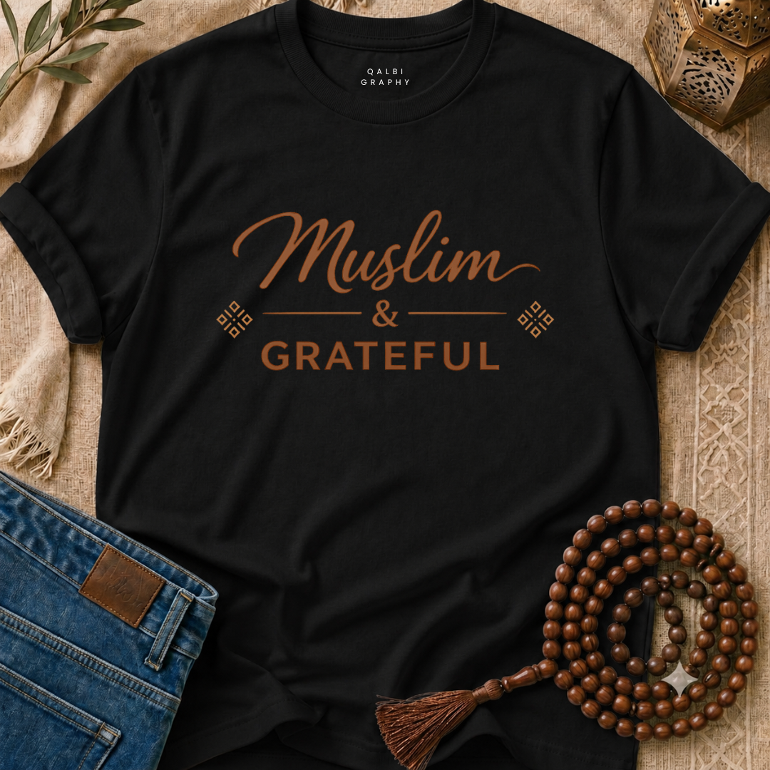 Muslim & Grateful - T-Shirt AD-SS