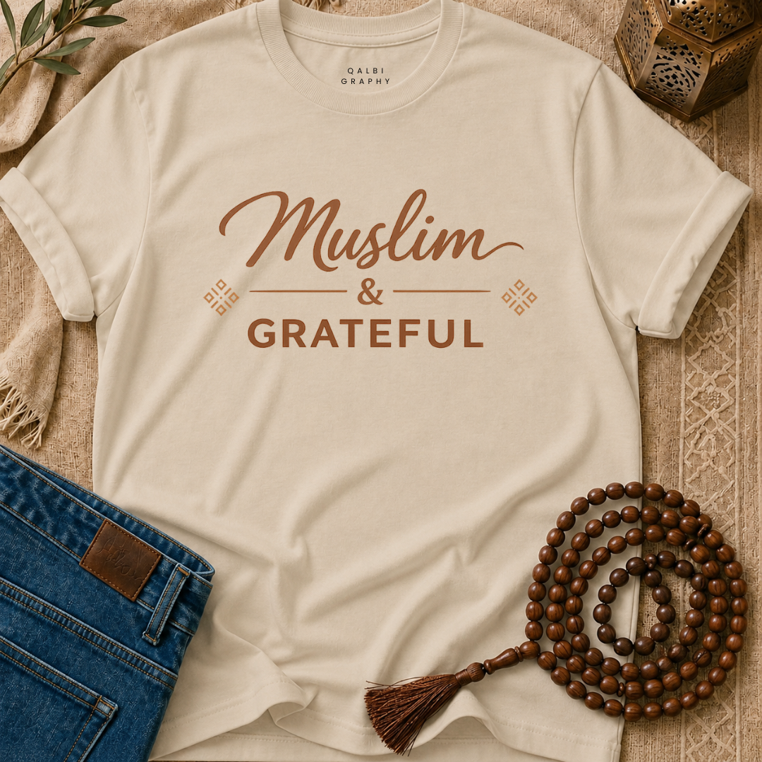 Muslim & Grateful - T-Shirt AD-SS