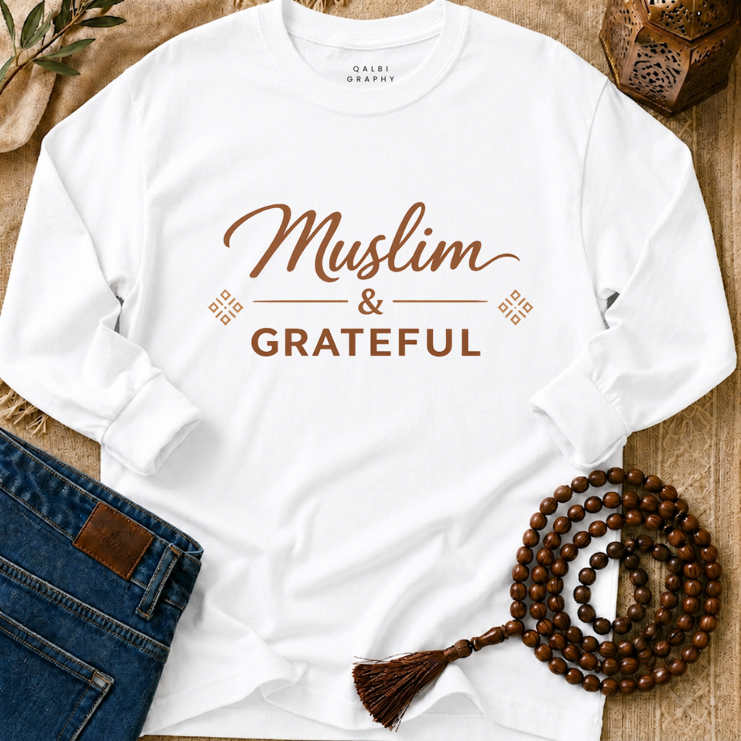 Muslim & Grateful - T-Shirt AD-LS
