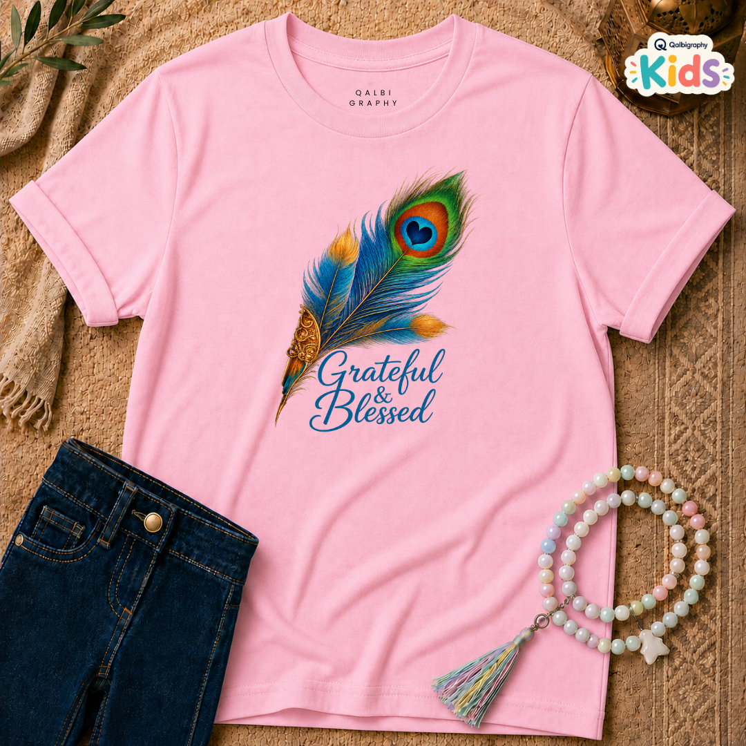 Grateful & Blessed - Kids - T-Shirt KD-SS
