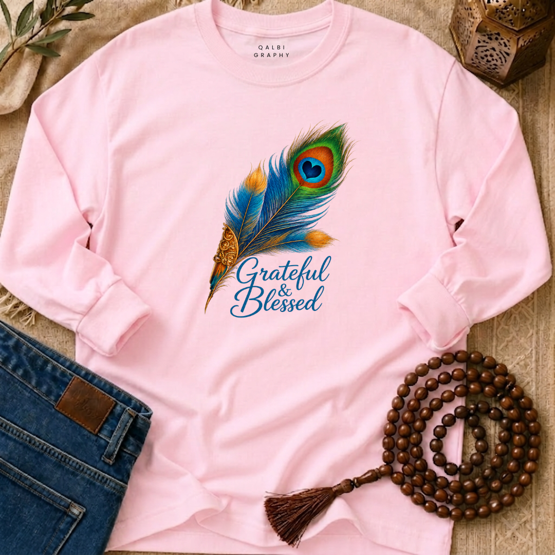 Grateful & Blessed - T-Shirt AD-LS