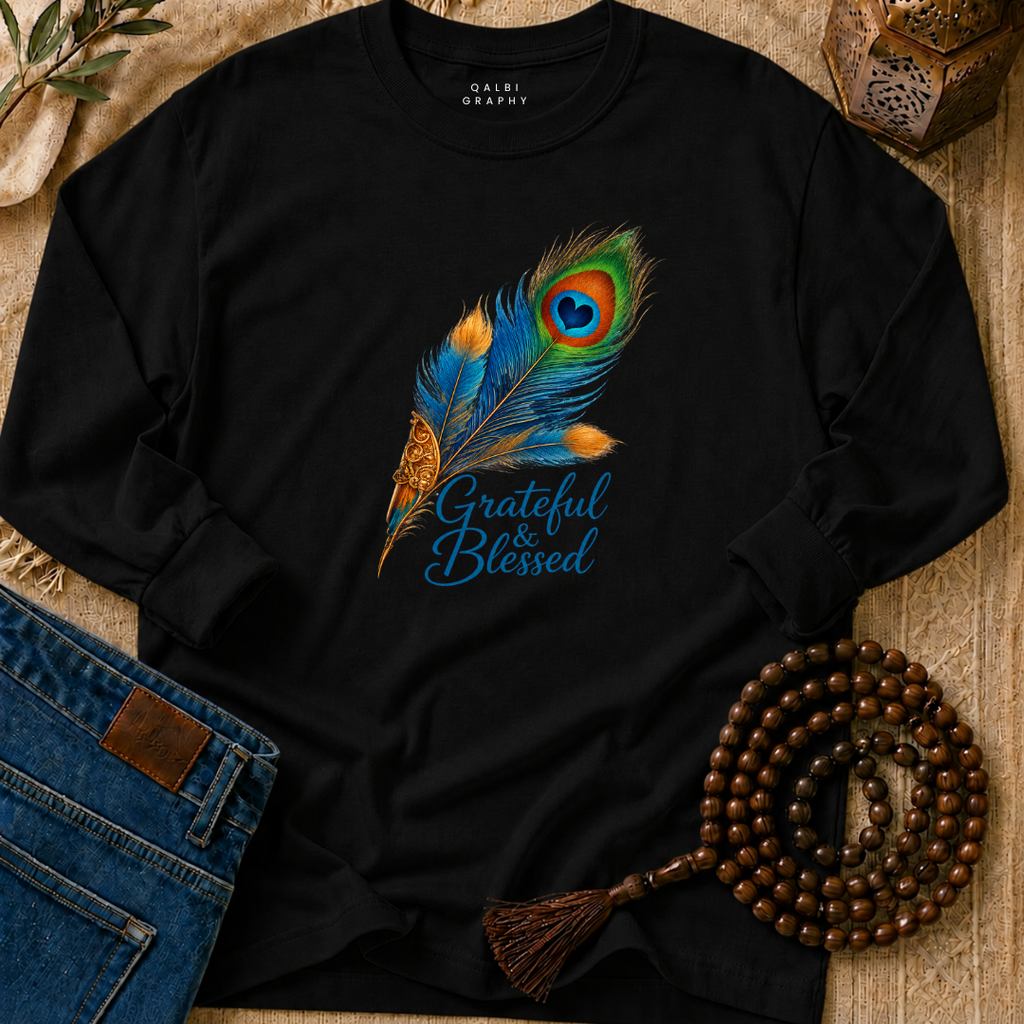 Grateful & Blessed - T-Shirt AD-LS