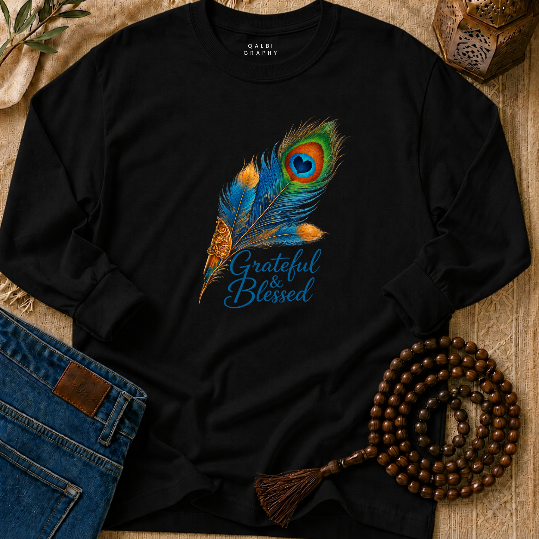 Grateful & Blessed - T-Shirt AD-LS