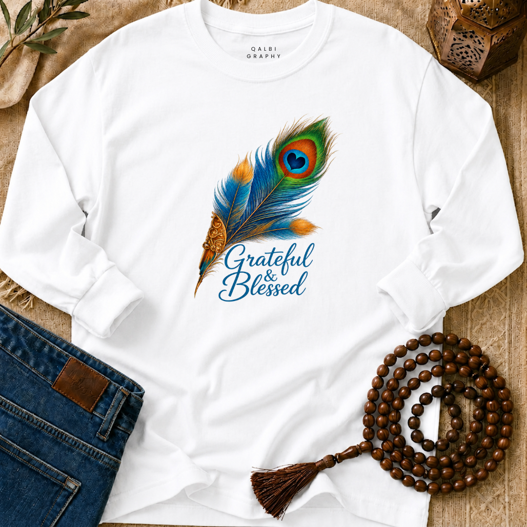 Grateful & Blessed - T-Shirt AD-LS