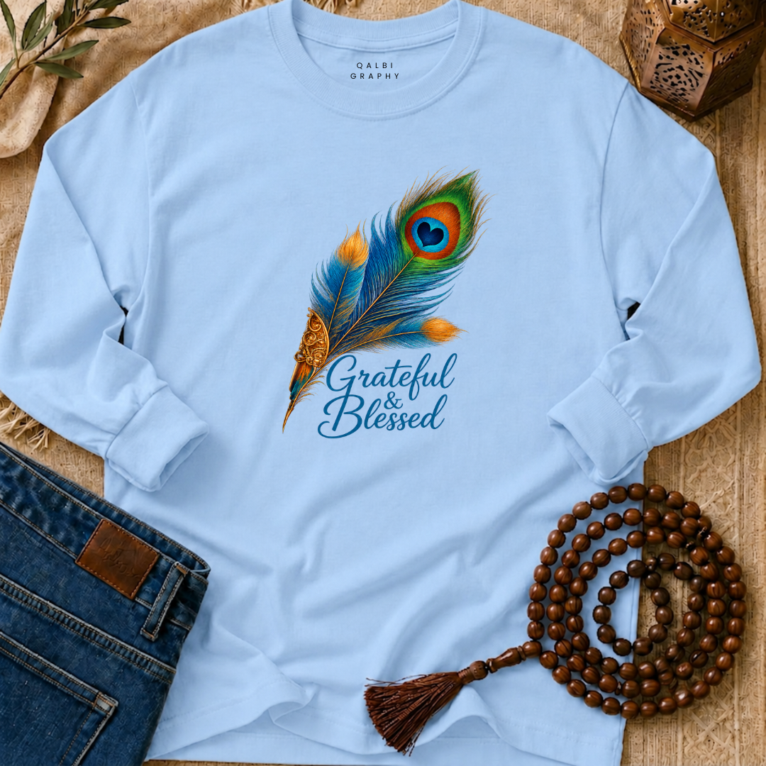 Grateful & Blessed - T-Shirt AD-LS