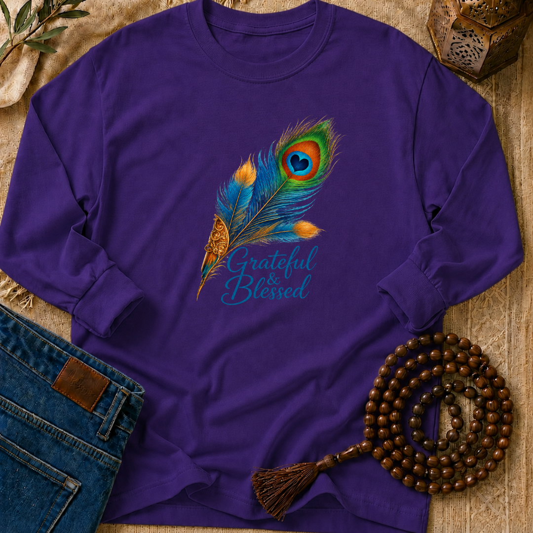 Grateful & Blessed - T-Shirt AD-LS