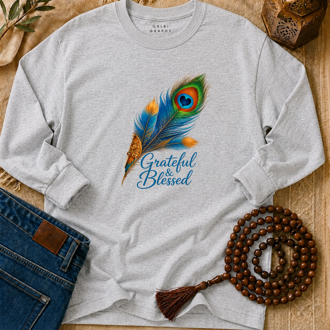 Grateful & Blessed - T-Shirt AD-LS