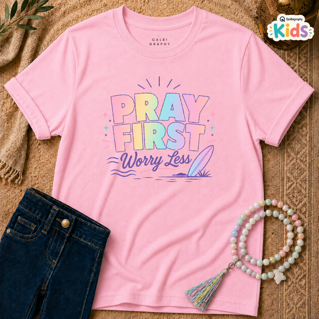 Pray First - Kids - T-Shirt KD-SS