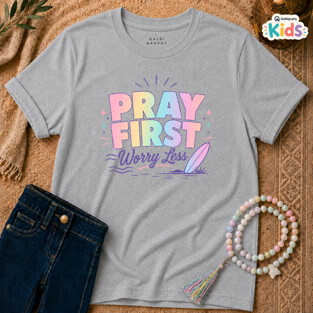 Pray First - Kids - T-Shirt KD-SS