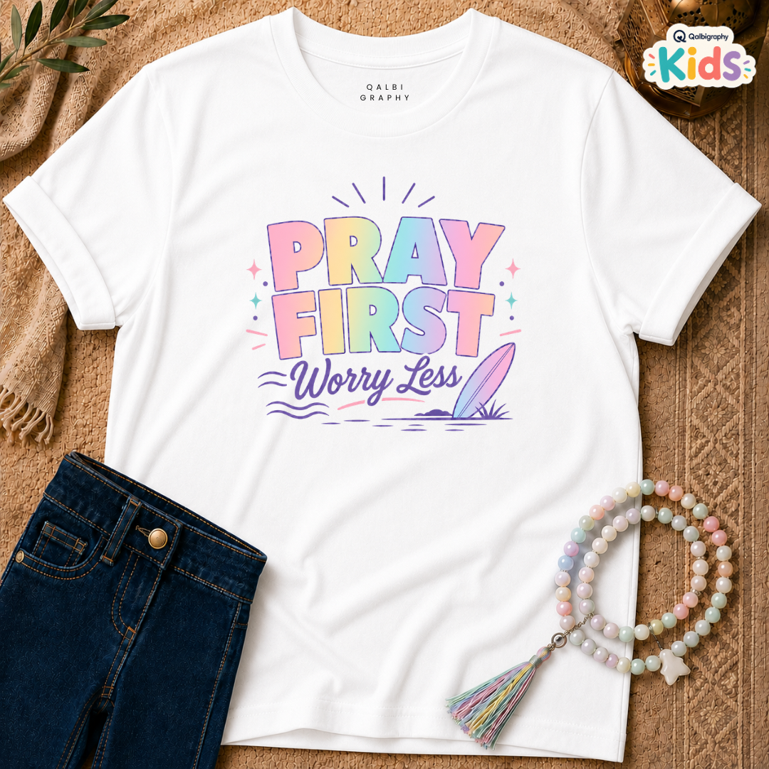 Pray First - Kids - T-Shirt KD-SS