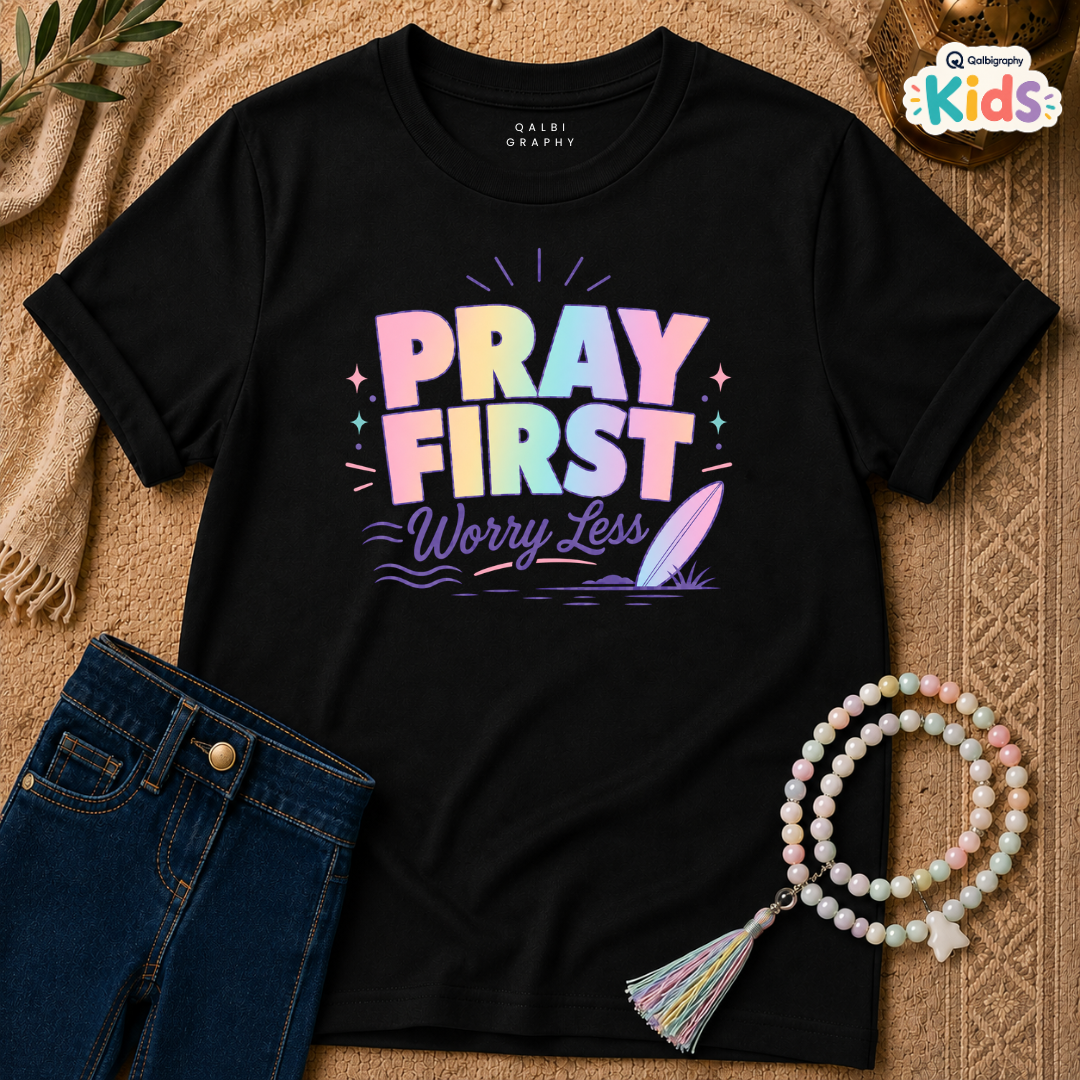 Pray First - Kids - T-Shirt KD-SS