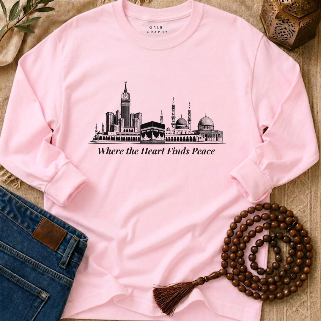Heart Finds Peace - T-Shirt AD-LS