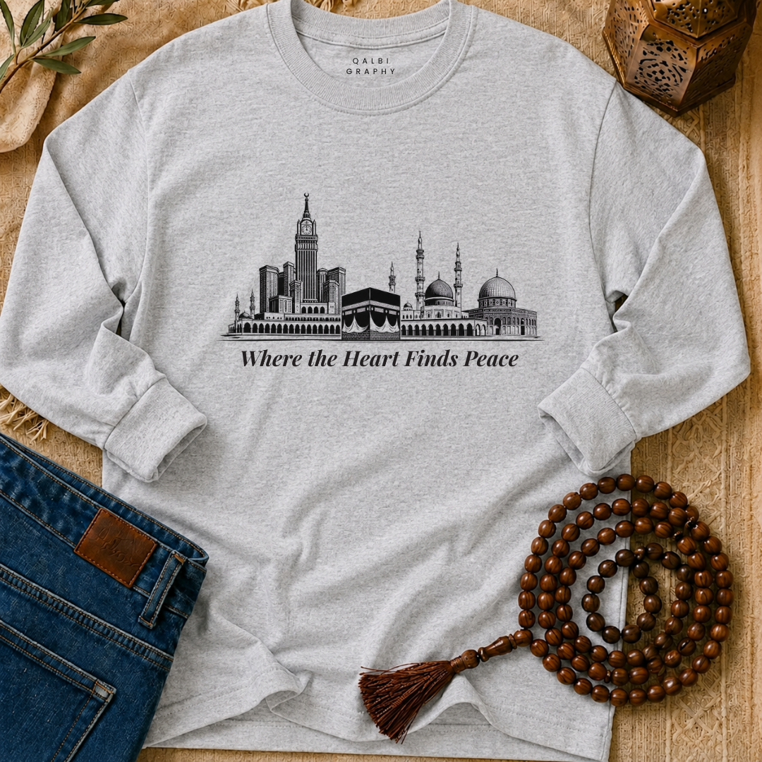 Heart Finds Peace - T-Shirt AD-LS
