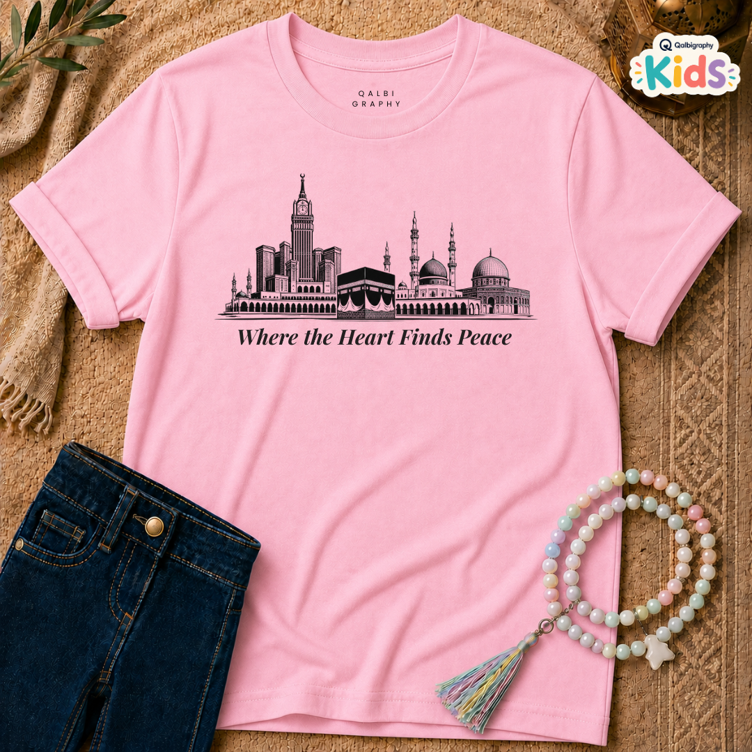 Heart Finds Peace - Kids - T-Shirt KD-SS
