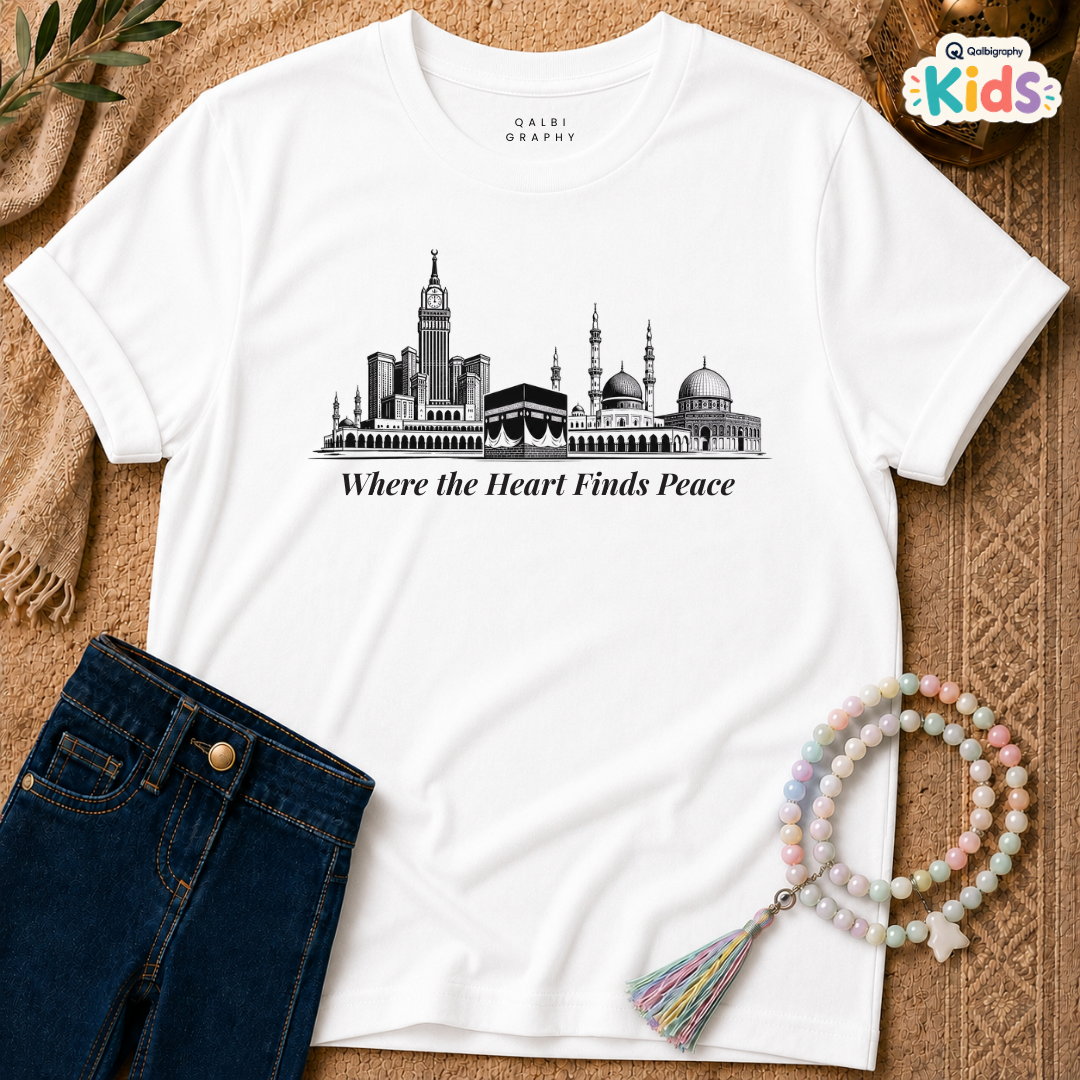 Heart Finds Peace - Kids - T-Shirt KD-SS