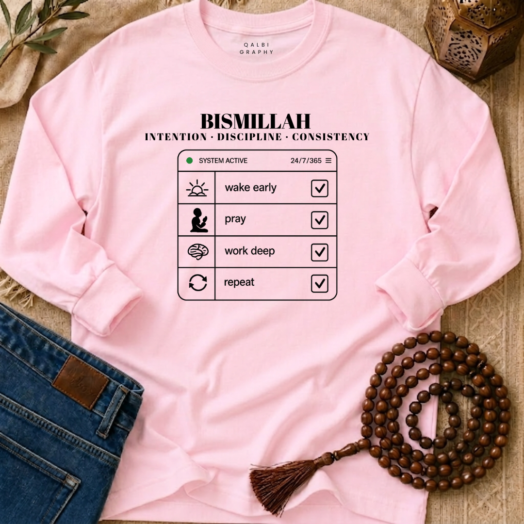 Bismillah Routine - T-Shirt AD-LS
