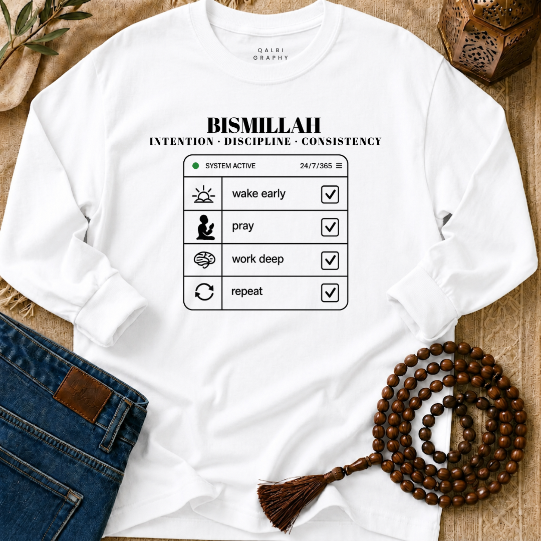 Bismillah Routine - T-Shirt AD-LS
