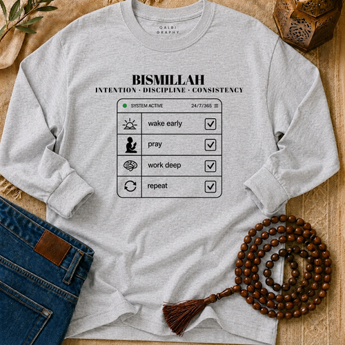 Bismillah Routine - T-Shirt AD-LS