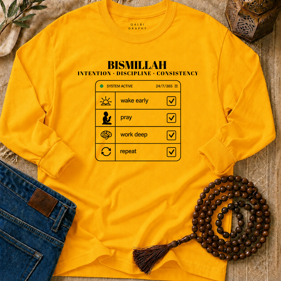 Bismillah Routine - T-Shirt AD-LS