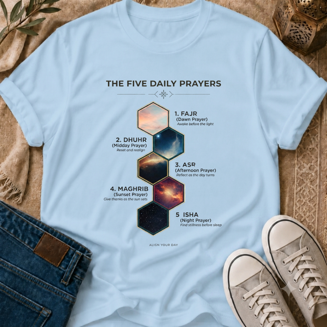 5 Daily Prayers - T-Shirt