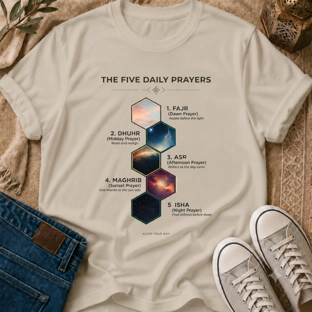 5 Daily Prayers - T-Shirt